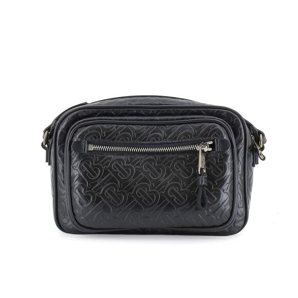 Burberry Monogram Leather Crossbody Bag - Picture 1 of 8